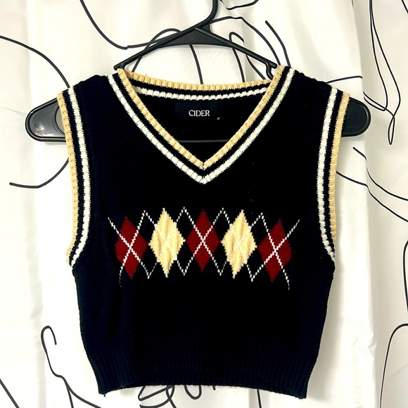Multi-colored Sweater Vest - Picture 1 of 1